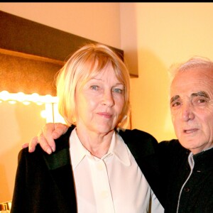 Charles Aznavour et sa femme Ulla.