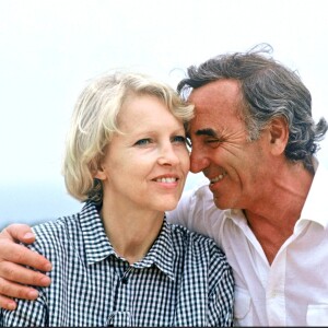 Charles Aznavour et sa femme Ulla.