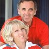 Charles Aznavour et sa femme Ulla en 1982.