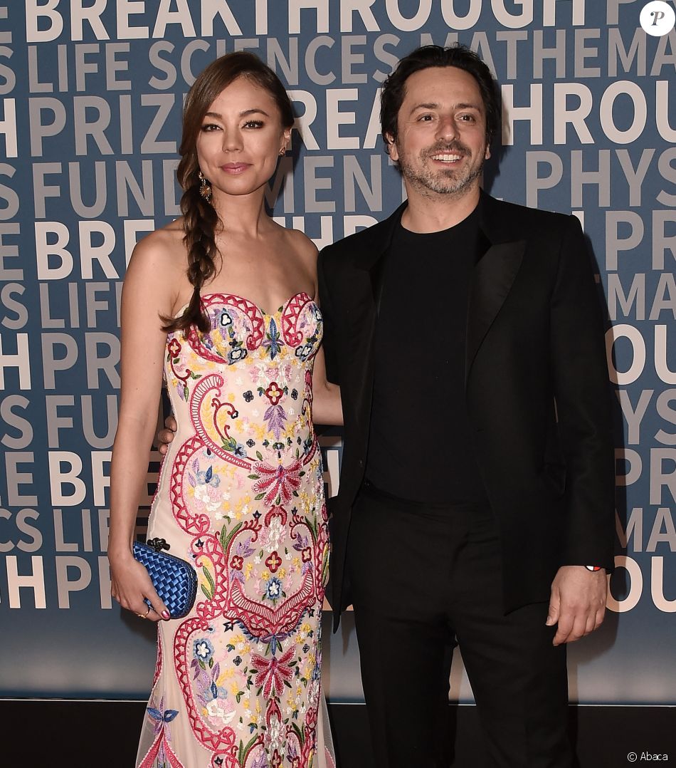 Sergey Brin et Nicole Shanahan lors de la 4e cérémonie du Breakthrough