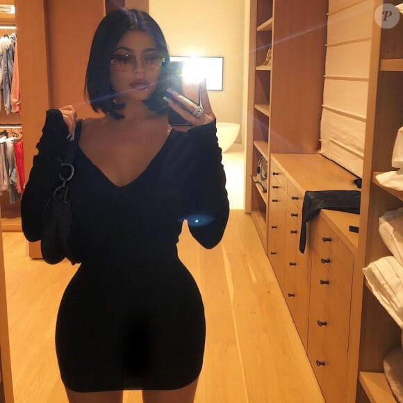 Kylie Jenner pose devant son dressing - septembre 2019.