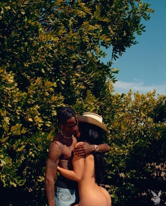 Travis Scott et Kylie Jenner pour "Playboy" - Septembre 2019.