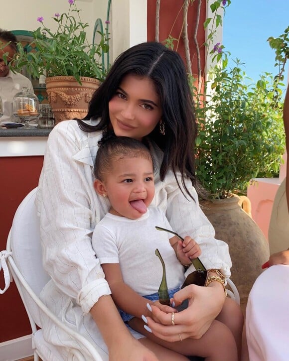 Kylie Jenner et sa fille Stormi - Instagram - août 2019.