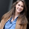 Ophélie Meunier (enceinte) - Célébrités dans le village des internationaux de France de tennis de Roland Garros à Paris, France, le 8 juin 2019. ©Jacovides-Moreau / Bestimage