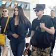 Exclusif - Lana Del Rey arrive avec un mystérieux inconnu à l'aéroport de JFK à New York, le 24 septembre 2019