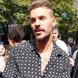 Matt Pokora (M. Pokora) arrive à l'enregistrement de l'émission "Vivement Dimanche Prochain" au studio Gabriel à Paris, France, le 21 août 2019.