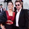 Gong Li et son compagnon Jean-Michel Jarre - Tapis rouge du film "Lan Xin Da Ju Yuan" (Saturday Fiction) lors du 76ème festival international du film de Venise, la Mostra, le 6septembre 2019.