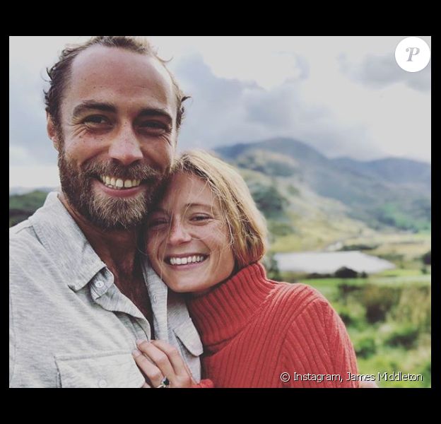 James Middleton et Alizée Thevenet confirment leurs fiançailles sur Instagram, le dimanche 6 octobre 2019.