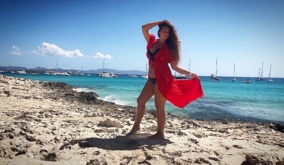 Amandine Milloux, prétendante de Miss Auvergne 2019, en bikini sur Instagram, le 4 octobre 2019, sur Instagram