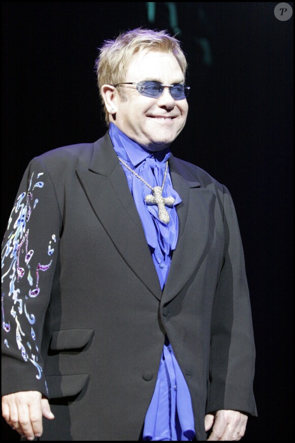 Concert d'Elton John au Zénith de Paris. Le 11 septembre 2007.