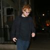 Exclusif - Ed Sheeran à la sortie du restaurant japonnais "The Araki" à Londres, Royaume Uni, le 6 août 2019.