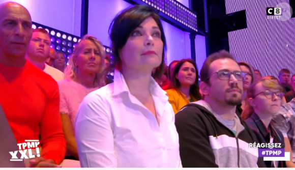 Thierry Samitier présente sa compagne dans "Touche pas à mon poste", le 10 octobre 2019, sur C8