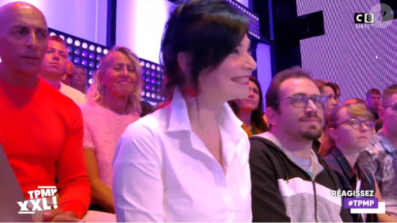 Thierry Samitier présente sa compagne dans "Touche pas à mon poste", le 10 octobre 2019, sur C8