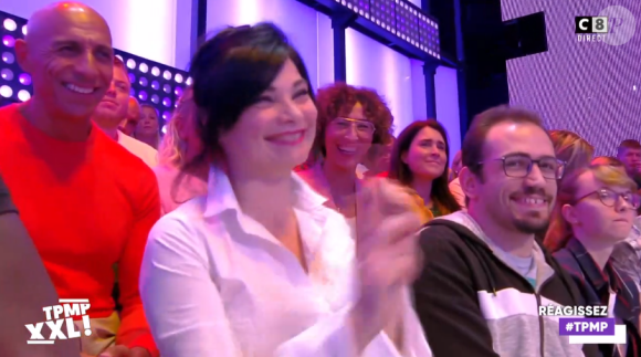 Thierry Samitier présente sa compagne dans "Touche pas à mon poste", le 10 octobre 2019, sur C8