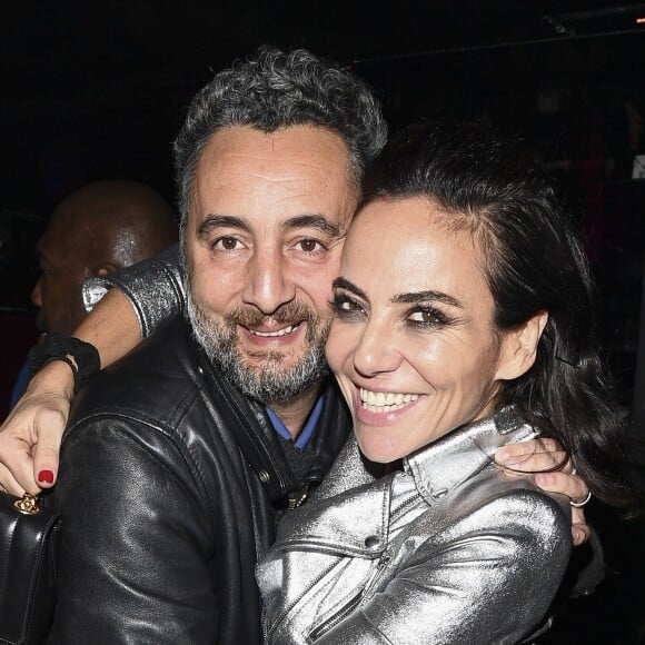 Nader Boussandel et Sandra Sisley - Opening du Roxie Club à Paris le 10 octobre 2019. © Pierre Perusseau/Bestimage