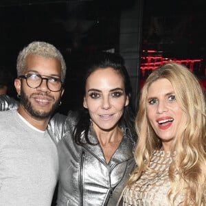 Ludovic Garçon, Sandra Sisley et DJ Cand'ICE - Opening du Roxie Club à Paris le 10 octobre 2019. © Pierre Perusseau/Bestimage