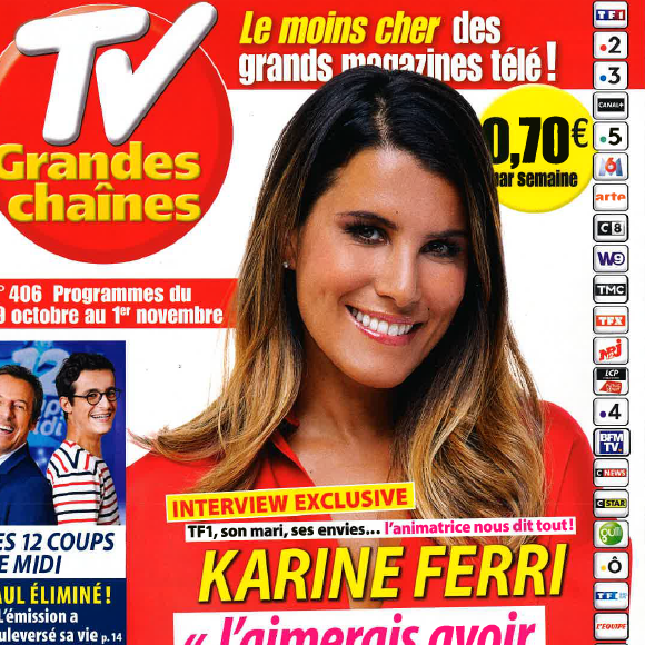 Couverture de "TV Grandes Chaînes" numéro 406.