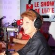 Exclusif - Véronique Genest participe à l'émission "Le show de Luxe" sur la radio Voltage à Paris le 8 octobre 2018. © Philippe Baldini/bestimage