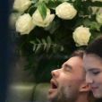 Exclusif - Liam Payne câline et embrasse sa compagne Maya Henry lors d'un diner romantique au restaurant A.O.K dans le quartier de Marylebone, à Londres, le 27 septembre 2019
