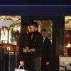 Exclusif - Liam Payne câline et embrasse sa compagne Maya Henry lors d'un diner romantique au restaurant A.O.K dans le quartier de Marylebone, à Londres, le 27 septembre 2019