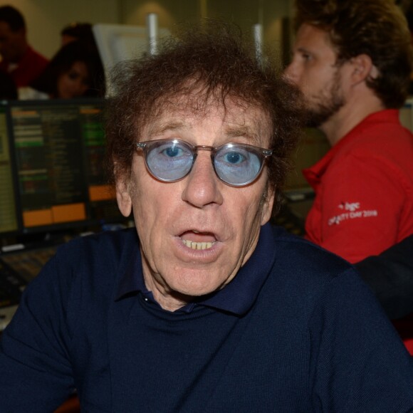 Alain Souchon lors de la 14ème édition du Charity Day dans la salle des marchés de la société de courtage Aure BGC au profit des 7 associations participantes à Paris, France, le 11 septembre 2018. © Veeren/Bestimage