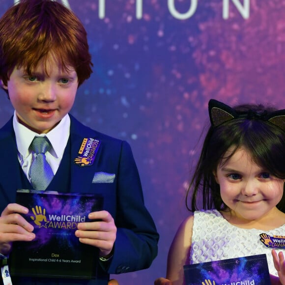 Le prince Harry, duc de Sussex, lors du "WellChild Awards" à l'hôtel Royal Lancaster à Londres. Le 15 octobre 2019