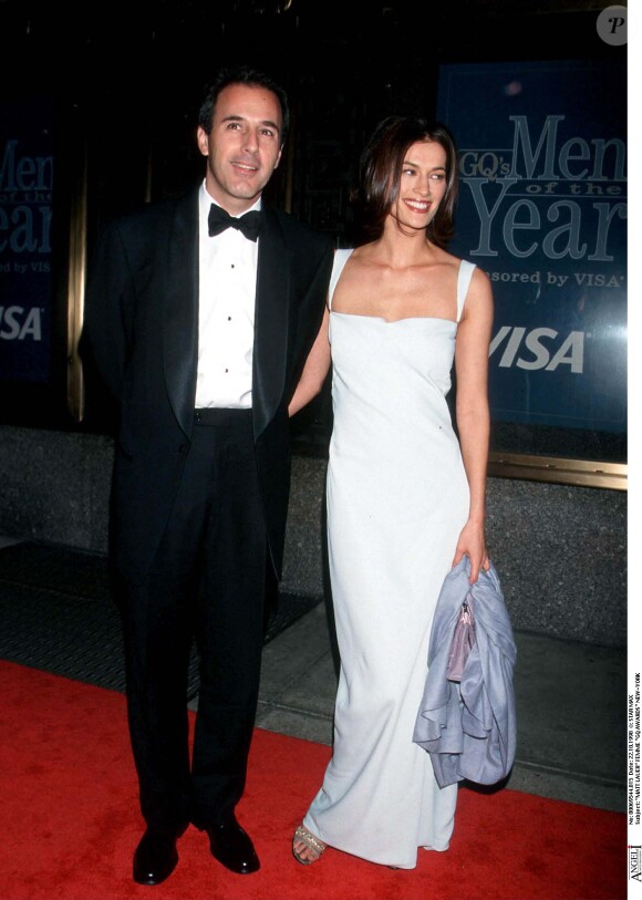 Matt Lauer et Annette Roque en octobre 1998, peu après leur mariage, lors de la soirée des GQ Awards à New York.