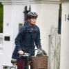 Pippa Middleton en vélo à Londres le 16 octobre 2019