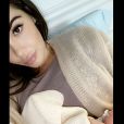 Nabilla Benattia dévoile une nouvelle photo de Milann et elle sur Snapchat, le 17 octobre 2019