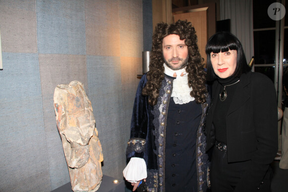 Exclusif - Chantal Thomass assiste à la soirée d'inauguration de l'hôtel "Cour des Vosges" sur la place des Vosges à Paris le 17 octobre 2019. © Philippe Baldini/Bestimage
