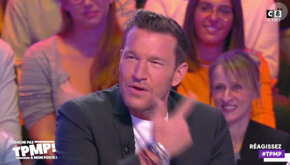 Benjamin Castaldi dans "Touche pas à mon poste", le 7 octobre 2019, sur C8