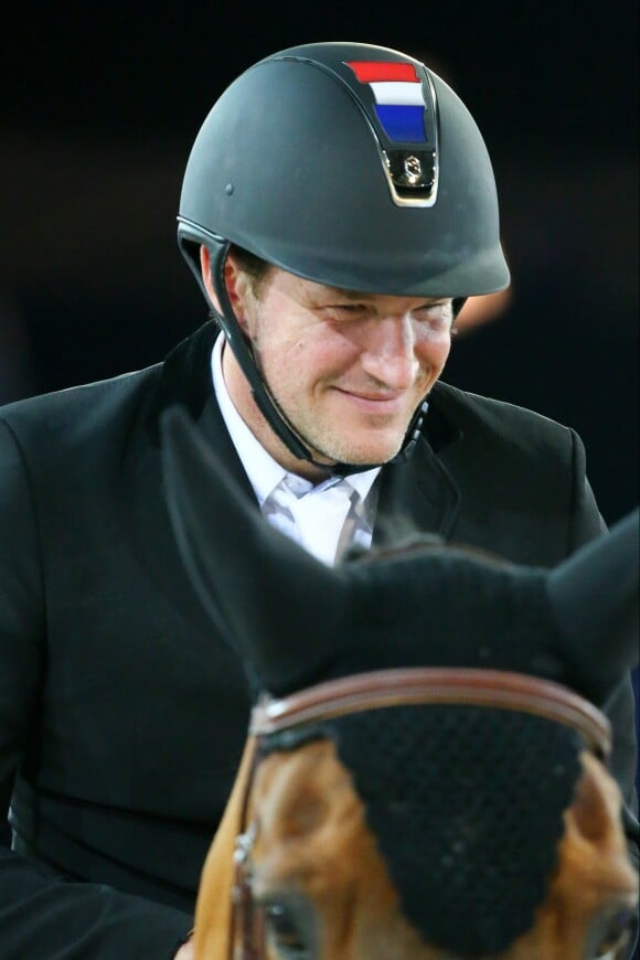 Benjamin Castaldi lors du jumping Longines Master de Paris le 4 décembre 2015. © Christophe Bricot / Bestimage