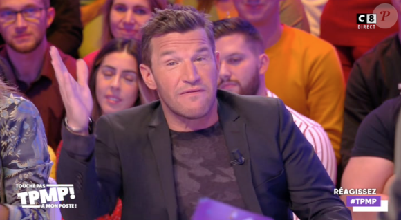 Benjamin Castaldi dans "Touche pas à mon poste", le 17 octobre 2019, sur C8.