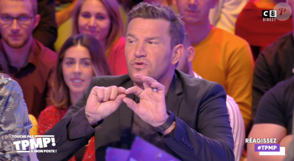 Benjamin Castaldi dans "Touche pas à mon poste", le 17 octobre 2019, sur C8.