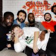Exclusif - Brahms, Mathieu Madenian, Charly Nyobe, Ahmed Sparrow, AZ, Jeremie Dethelot, Loic Fontaine et Norman - Paname Art Café - Soirée du 28/09/2019 à Paris. © Jack Tribeca/Bestimage