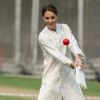 Le prince William, duc de Cambridge, et Catherine (Kate) Middleton, duchesse de Cambridge, visitent l'Académie Nationale de Cricket à Lahore, le 17 octobre 2019.17/10/2019 - Lahore