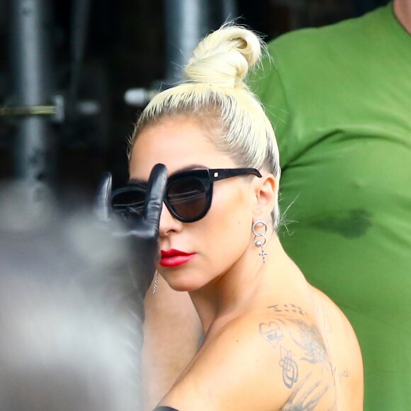 La chanteuse Lady Gaga arrive au théâtre Apollo dans le quartier de Harlem à New York, le 24 juin 2019.