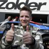 L'athlète handisport Marieke Vervoort exauce son voeu et pilote une Lamborghini sur circuit à Zolder, Belgique le 12 septembre 2019.