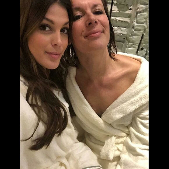 Laurence Druart et sa fille Iris Mittenaere, sur Instagram. Le 19 janvier 2019.