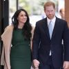 Le prince Harry et Meghan Markle arrivent à la cérémonie des WellChild Awards à Londres le 15 octobre 2019.