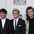 Liam Payne, Louis Tomlinson, Niall Horan et Harry Styles du groupe One direction à la 43ème cérémonie annuelle des "American music awards" à Los Angeles le 23 novembre 2015.