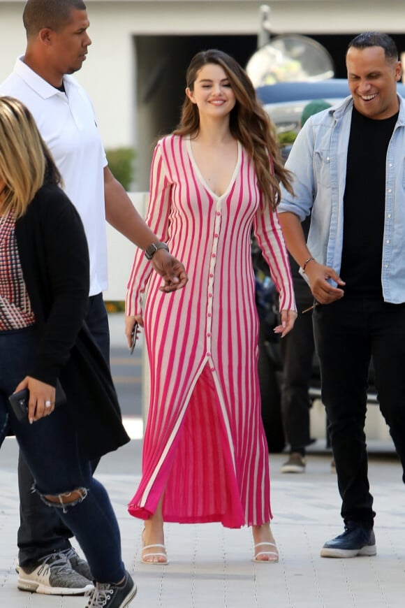 Exclusif - Selena Gomez fait la promotion d'un nouvel album à Los Angeles, le 24 octobre 2019