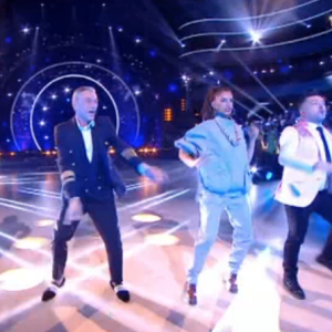 Shy'm sur le plateau de Danse avec les stars le 26 octobre 2019.