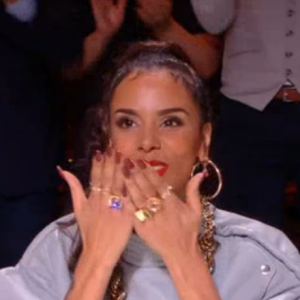 Shy'm sur le plateau de Danse avec les stars le 26 octobre 2019.