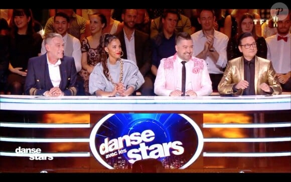 Le jury de l'émission "Danse avec les stars 10". TF1. Le 26 octobre 2019.