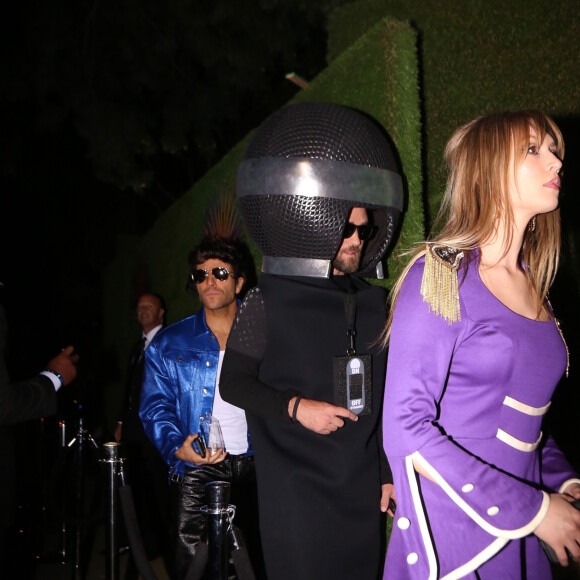 Justin Timberlake assiste à la soirée d'Halloween de la marque de tequila Casamigos, déguisé en micro. Beverly Hills, le 25 octobre 2019.