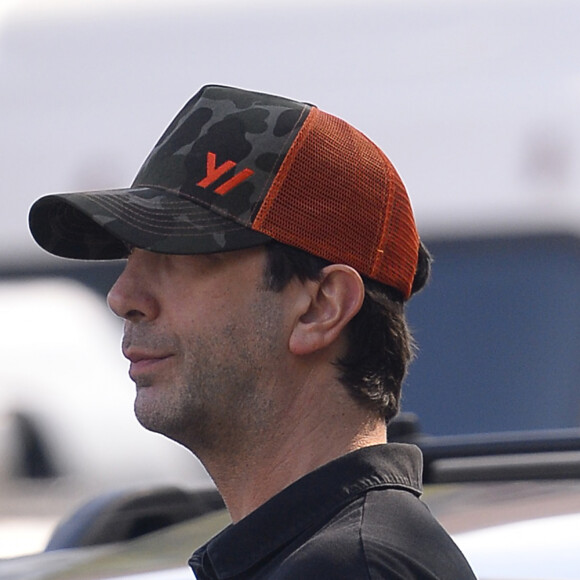 David Schwimmer se promène avec sa fille Cleo à New York le 4 octobre 2018. 04/10/2018 - New York