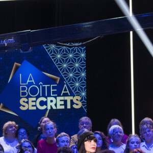 Exclusif - Faustine Bollaert, Marc Lavoine, Lio et Slimane Nebchi - Enregistrement de l'émission "La boite à secrets", présentée par F.Bollaert, qui sera diffusée le 18 octobre sur France 3 en prime time. Le 7 octobre 2019 © Tiziano Da Silva / Bestimage