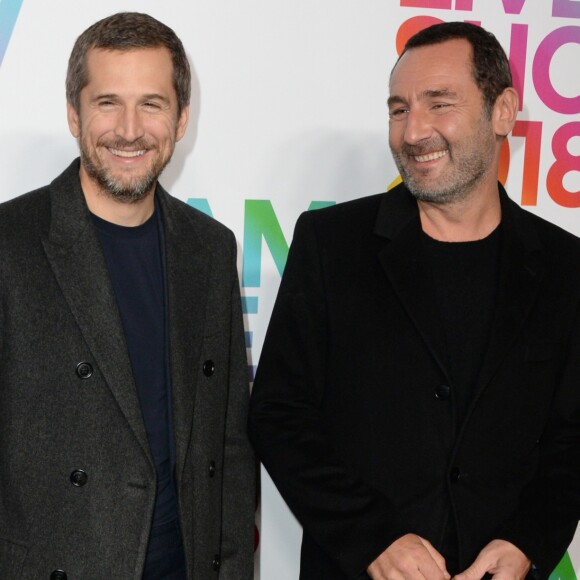 Guillaume Canet, Gilles Lellouche - Photocall du "Etam Live Show 2018" aux Beaux-Arts à Paris, le 25 septembre 2018. © Rachid Bellak/Bestimage