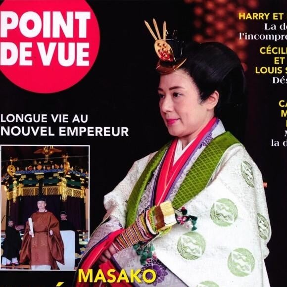 Cécilia Attias et son fils Louis Sarkozy dans le magazine "Point de vue" du 30 octobre 2019.